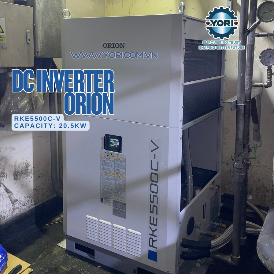 Lắp đặt máy ORION CHILLER RKE5500C-V tại Formosa Hà Tĩnh
