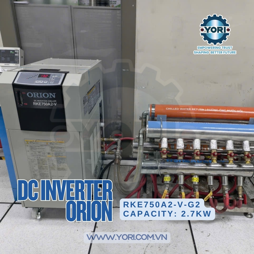 Khách hàng Samtec nhận bàn giao máy làm lạnh ORION từ YORI